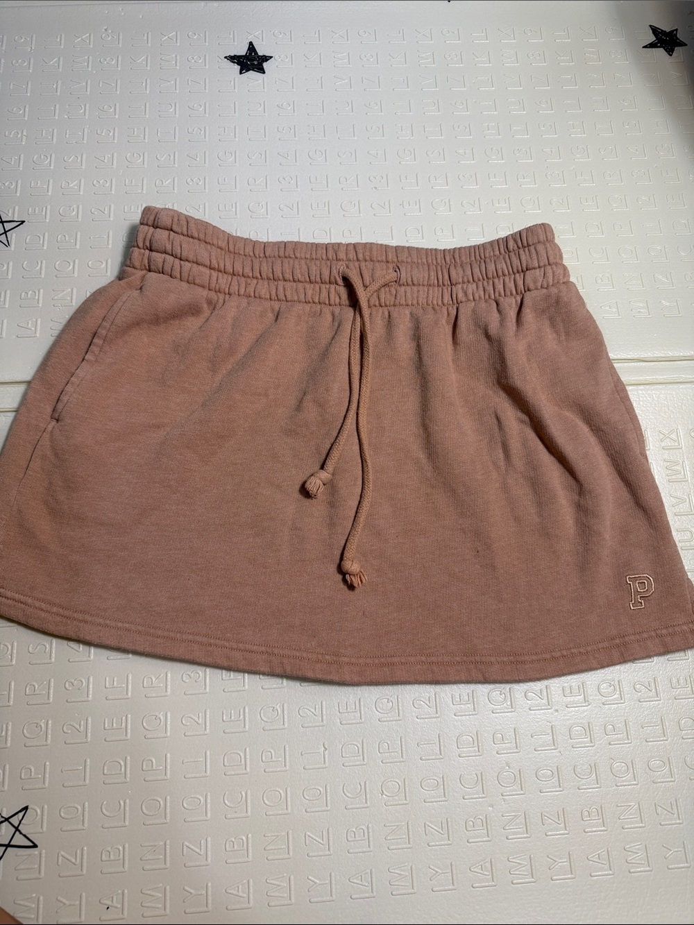 Victoria's Secret Mauve Drawstring Mini Skirt